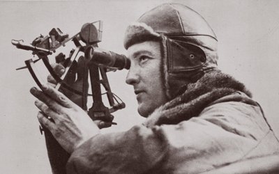 Vol au-dessus du pôle Nord : Richard E. Byrd, 1926 - English Photographer